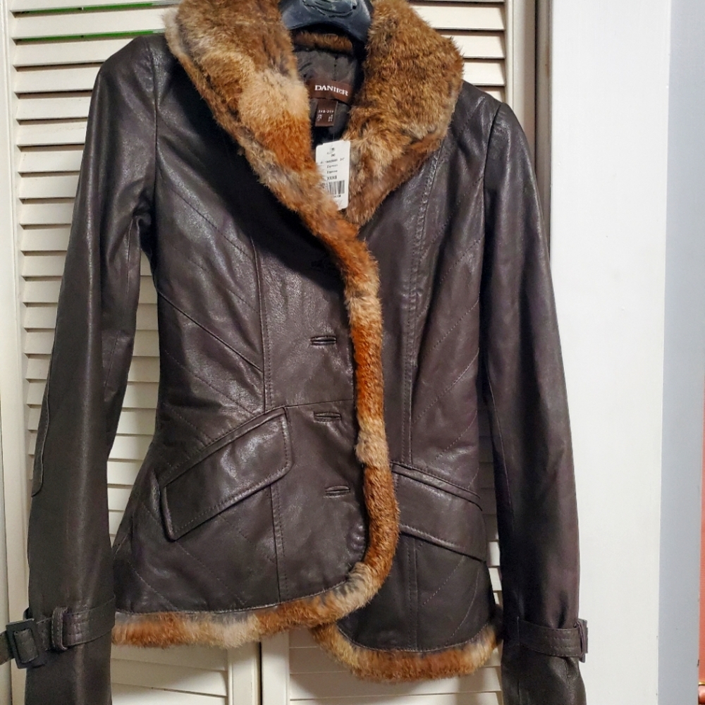 Leather jacket